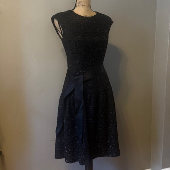 Black Carolina Herrera Cocktail Dress 6 - Picture 1 of 4